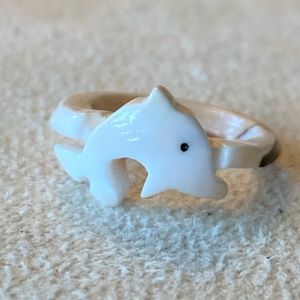 Handmade Dolphin Conch Ring🐚